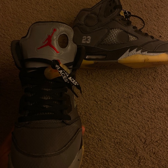 Off white Jordan 5s
